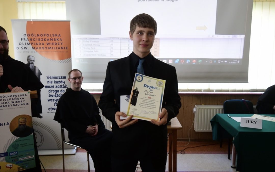 FINAŁ FRANCISZKAŃSKIEJ OGÓLNOPOLSKIEJ OLIMPIADY WIEDZY O&nbsp;ŚW. MAKSYMILIANIE