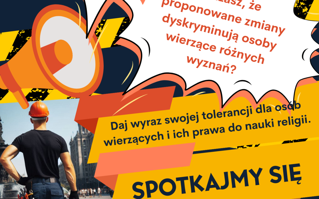 PROTEST W&nbsp;OBRONIE LEKCJI RELIGII