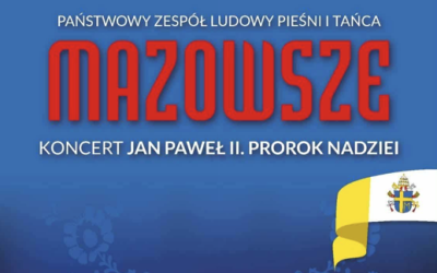 KONCERT ZESPOŁU LUDOWEGO PIEŚNI I&nbsp;TAŃCA „MAZOWSZE” W&nbsp;LEGNICY