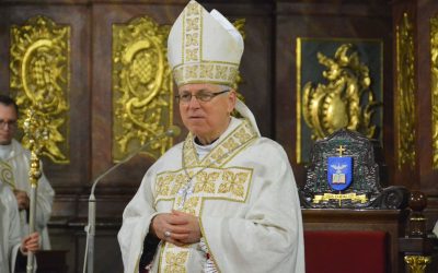 ZAPROSZENIE NA&nbsp;20-LECIE SAKRY BISKUPIEJ BISKUPA LEGNICKIEGO ANDRZEJA SIEMIENIEWSKIEGO